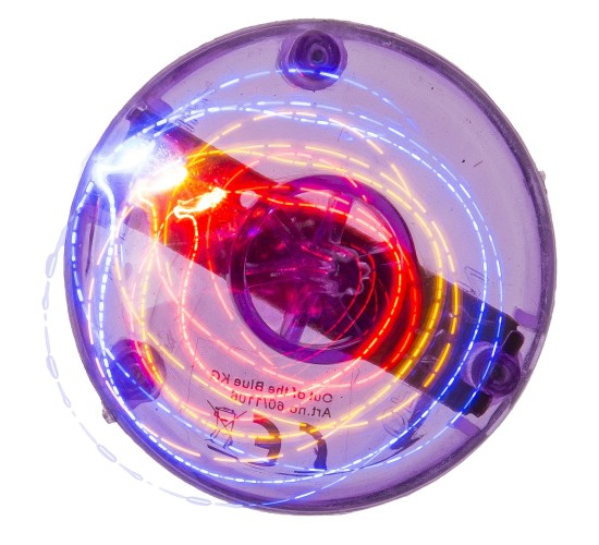 Παιχνίδι Σβούρα Με LED Πλαστικό 4.5cm Σε 6 Χρώματα