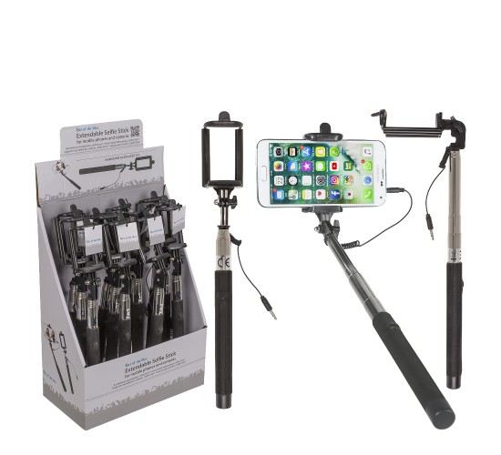 Σέλφι Στικ Επεκτεινόμενο Έως 82cm Με Βύσμα 3.5mm