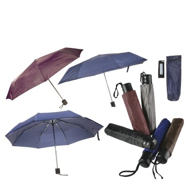 Ομπρέλα Τσέπης Σε Θήκη 100%  Polyester 87cm Σε 5 Χρώματα