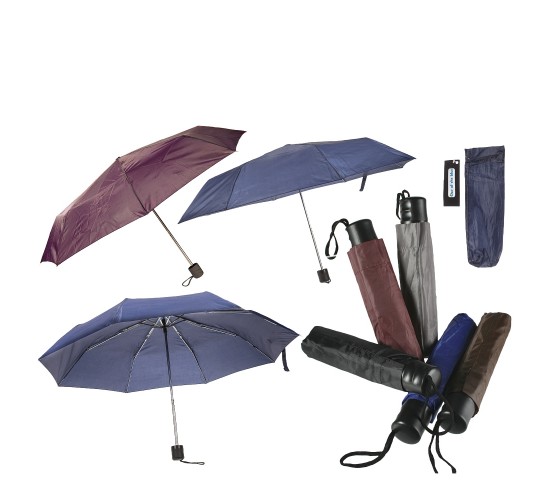 Ομπρέλα Τσέπης Σε Θήκη 100%  Polyester 87cm Σε 5 Χρώματα