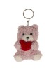 Μπρελόκ Αρκουδάκι Με Καρδιά 8cm Σε 4 Χρώματα