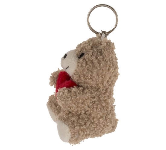 Μπρελόκ Αρκουδάκι Με Καρδιά 8cm Σε 4 Χρώματα