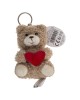 Μπρελόκ Αρκουδάκι Με Καρδιά 8cm Σε 4 Χρώματα