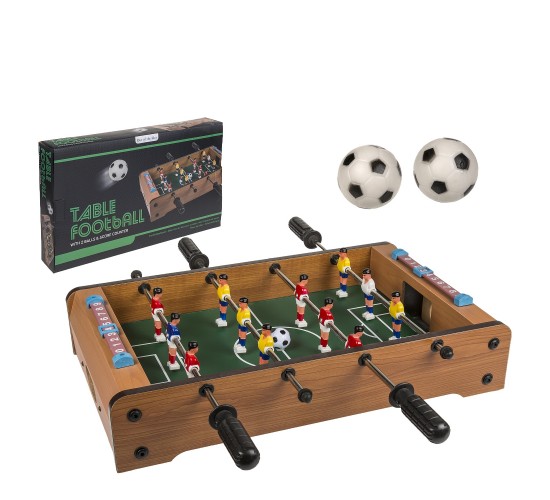 Παιχνίδι Επιτραπέζιο Ποδοσφαιράκι Μίνι Με Ένδειξη Σκορ Ξύλο 51x31cm