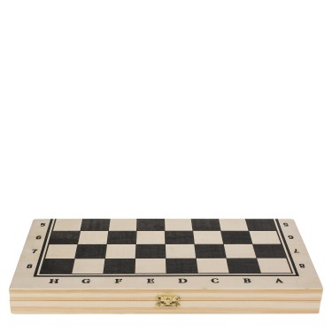 Παιχνίδι Επιτραπέζιο Σκάκι Ξύλο 34x34cm