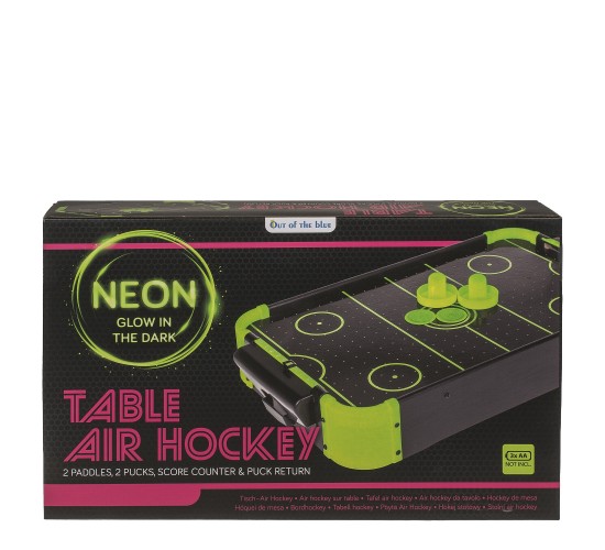 Παιχνίδι Επιτραπέζιο Air Hockey Φοσφωριζέ Πλαστικό 9.5x31x8.7cm