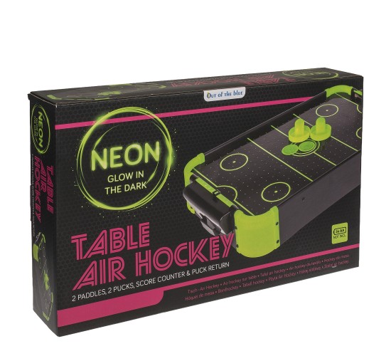Παιχνίδι Επιτραπέζιο Air Hockey Φοσφωριζέ Πλαστικό 9.5x31x8.7cm