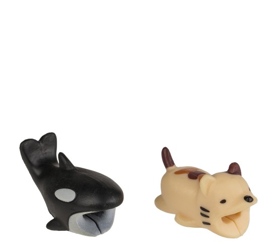 Βάση Στήριξης Καλωδίου Ζωάκι 3.5cm Σε 6 Χρώματα