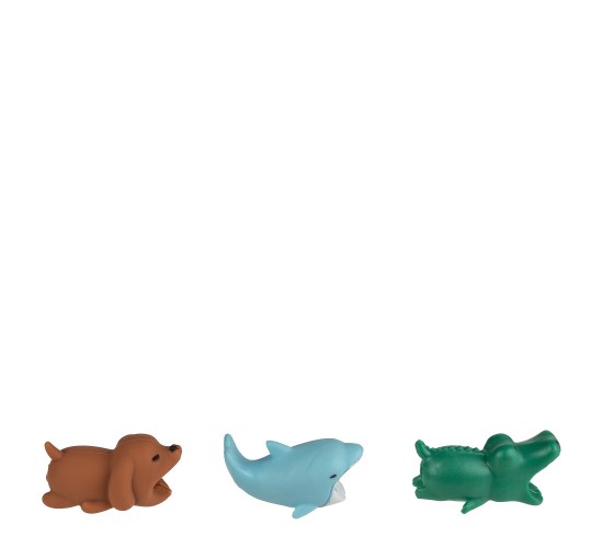 Βάση Στήριξης Καλωδίου Ζωάκι 3.5cm Σε 6 Χρώματα