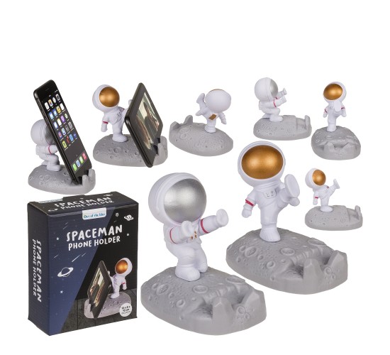 Βάση Κινητού Διαστημάνθρωπος Πλαστικό 10x8x10cm Σε 2 Σχέδια