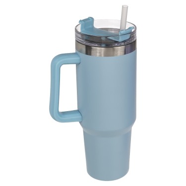 Θέρμος XXL 1.2lt Με Ενσωματωμένο Καλαμάκι Μπλε