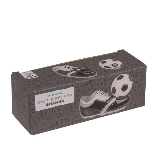 Αλατοπίπερο Παπούτσι Και Μπάλα Ποδοσφαίρου Με Μαγνήτη Δολομίτης 11.5x7.5x5cm Σετ 2Τμχ