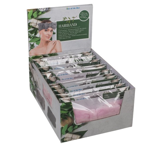 Κορδέλα Μαλλιών Με Παπιγιόν 100%  Polyester 20x8cm Σε 4 Χρώματα