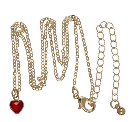 Κολιέ Με Κρύσταλλο Καρδιά Σε Συσκευασία Κάρτας Μέταλλο 50cm Σε 12 Χρώματα