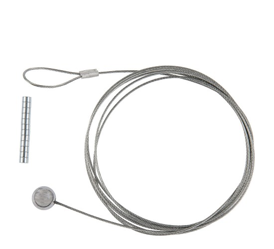 Μεταλλικό Σχοινί Για Κρέμασμα Φωτογραφιών Με 12 Μαγνήτες 190cm