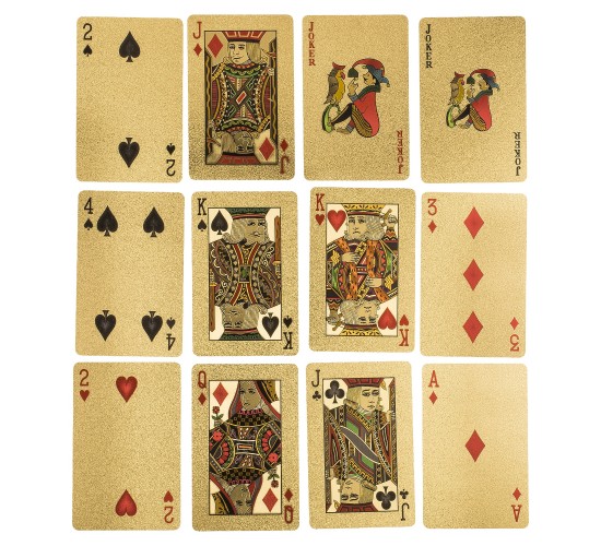 Τράπουλα Deluxe 54 Κάρτες Σε 2 Χρώματα