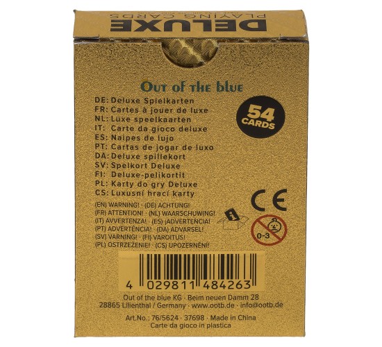 Τράπουλα Deluxe 54 Κάρτες Σε 2 Χρώματα