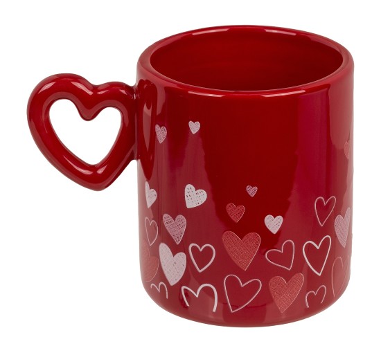 Σετ Δώρου ‘Love’ Με Κεραμική Κούπα 380ml Και Μεταλλικό Μπρελόκ 2Τμχ