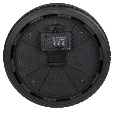 Ρολόι Τοίχου Ρόδα Αυτοκινήτου Με 16 LED Πλαστικό Φ35cm