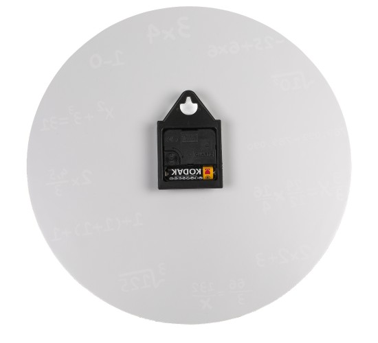 Ρολόι Τοίχου Με Μαθηματικές Εξισώσεις Μαύρο Φ35cm