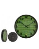 Ρολόι Τοίχου Ποδόσφαιρο Πράσινο Πλαστικό Φ30cm