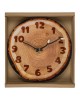 Ρολόι Τοίχου Κορμός Δέντρου Καφέ Πλαστικό 27x30x4cm