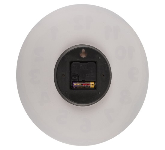 Ρολόι Τοίχου Κορμός Δέντρου Καφέ Πλαστικό 27x30x4cm