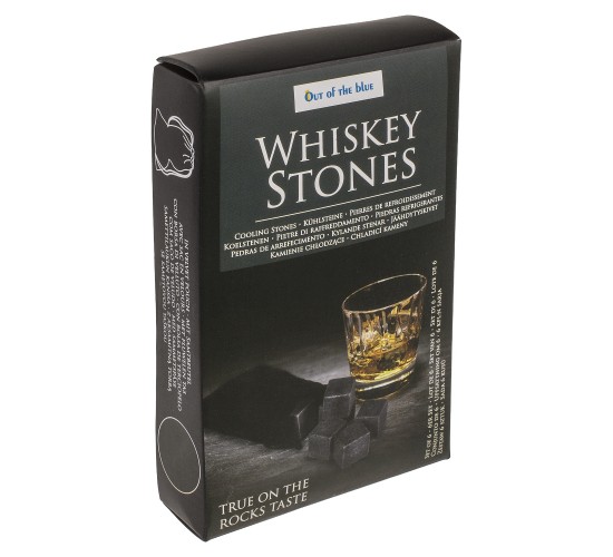 Πέτρες Ψύξης Για Ουίσκι Σε Βελούδινη Θήκη Σετ 6Τμχ