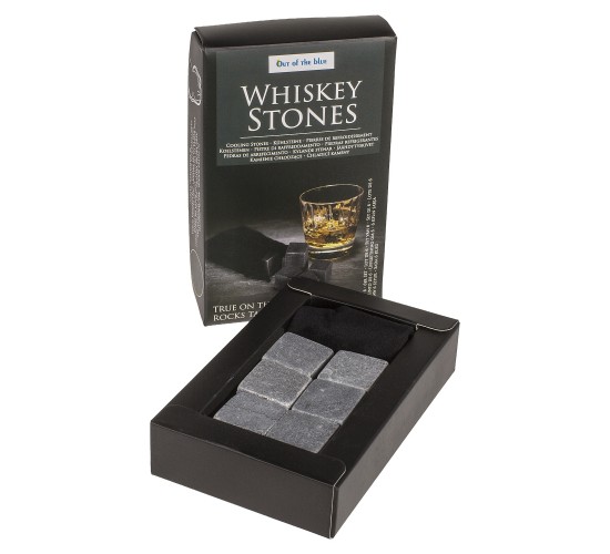 Πέτρες Ψύξης Για Ουίσκι Σε Βελούδινη Θήκη Σετ 6Τμχ