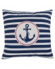 Διακοσμητικό Μαξιλάρι Άγκυρα Με Φερμουάρ Μπλε/Λευκό 64%  Polyester/19%  Βαμβάκι/17%  Βισκόζη 40x40cm 1Τμχ