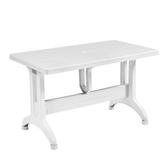 Τραπέζι Κήπου ArteLibre LAGO Λευκό PP 70x120cm