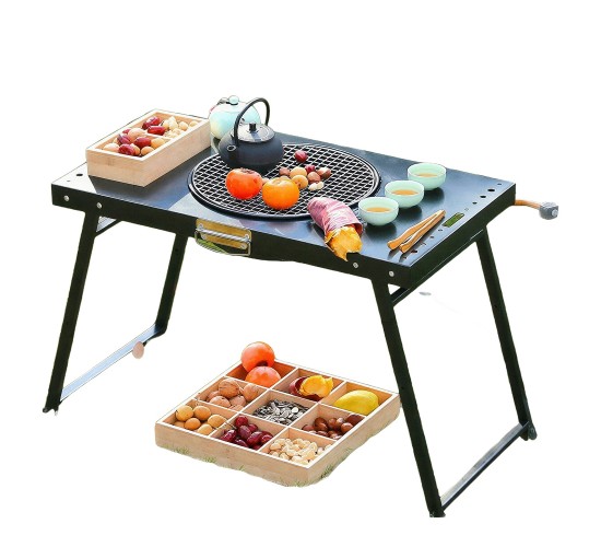 Φορητή Ψησταριά BBQ ArteLibre WILDHEAT Μέταλλο 65x37x48cm