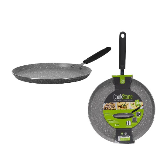 Κρεπιέρα Αλουμινίου Cookstone Γκρι Φ28cm