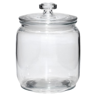 Βάζο Με Καπάκι Διάφανο Ερμητικό 150cl Φ14x18cm