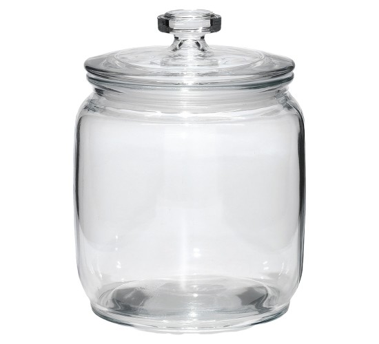 Βάζο Με Καπάκι Διάφανο Ερμητικό 150cl Φ14x18cm