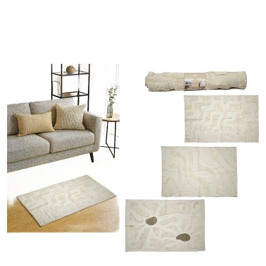 Χαλί Panna Ilary 100%  Βαμβάκι 60x90cm Σε 4 Σχέδια