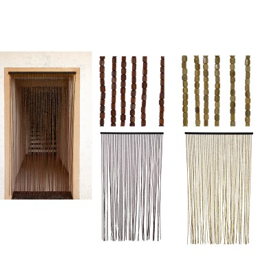 Κουρτίνα Πόρτας Πλαστικό 100x220cm Σε 2 Χρώματα