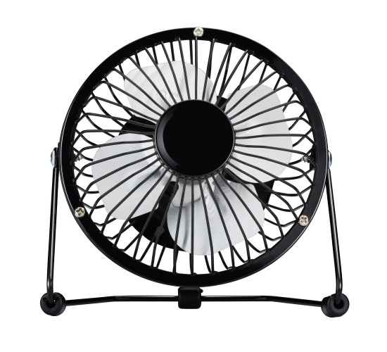 Επιτραπέζιος Ανεμιστήρας USB Μαύρο 13cm LIFETIME AIR