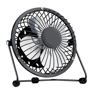 Επιτραπέζιος Ανεμιστήρας USB Μαύρο 13cm LIFETIME AIR