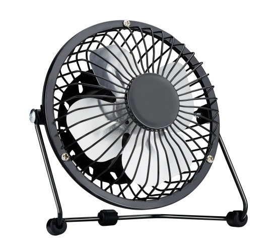 Επιτραπέζιος Ανεμιστήρας USB Μαύρο 13cm LIFETIME AIR