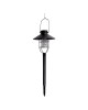 Φανάρι Κήπου LED Ηλιακό Μαύρο 21.8x21.8x64cm GRUNDIG