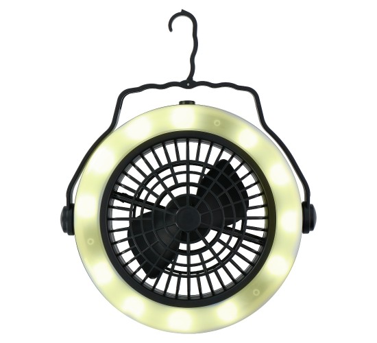 Φωτιστικό/Ανεμιστήρας Camping Φ19.5x6.3cm GRUNDIG