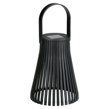 Ηλιακό Φανάρι Ηλιακό Μαύρο Φ11x14-21cm ARTI CASA