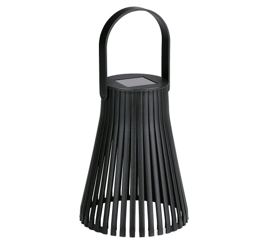 Ηλιακό Φανάρι Ηλιακό Μαύρο Φ11x14-21cm ARTI CASA