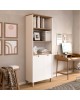 Βιβλιοθήκη ArteLibre BRAGI Λευκό/Φυσικό Μοριοσανίδα 69.5x32x180cm