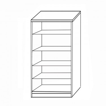 Συρταριέρα ArteLibre STONECROP Φυσικό Μελαμίνη 60x40x97cm