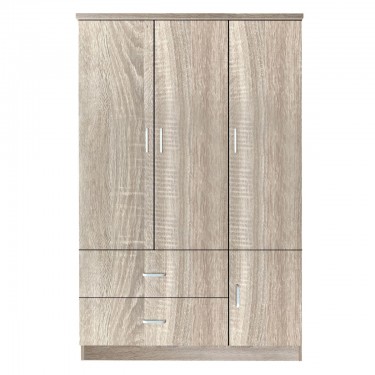 Ντουλάπα ArteLibre TUBEROSA Φυσικό Μοριοσανίδα 120x50x180cm