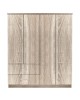 Ντουλάπα ArteLibre CANDY CANE Φυσικό Χρώμα 160x50x195cm Ντουλάπα ArteLibre CANDY CANE Φυσικό Χρώμα 160x50x195cm