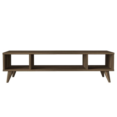 Έπιπλο Τηλεόρασης ArteLibre Samos Σκούρο Καφέ 120x35x40cm