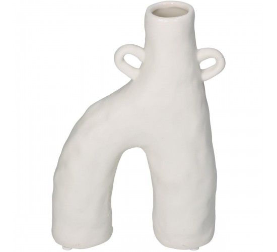 Βάζο ArteLibre Λευκό Πορσελάνη 13.7x5.9x19.9cm